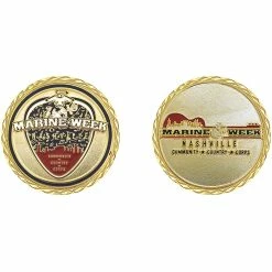 Best Pirce 😀 Challenge Coin Marine Week Nashville Coin 😀