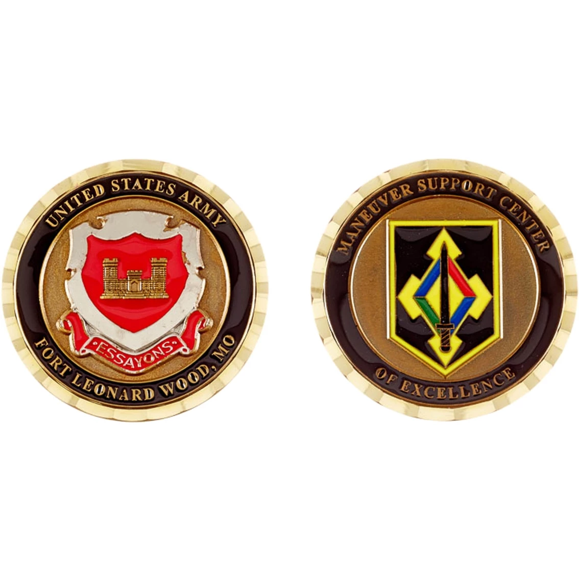Promo π Challenge Coin Fort Leonard Wood Maneuver Support Center Engineer Coin π― 3 Promo π Challenge Coin Fort Leonard Wood Maneuver Support Center Engineer Coin π―