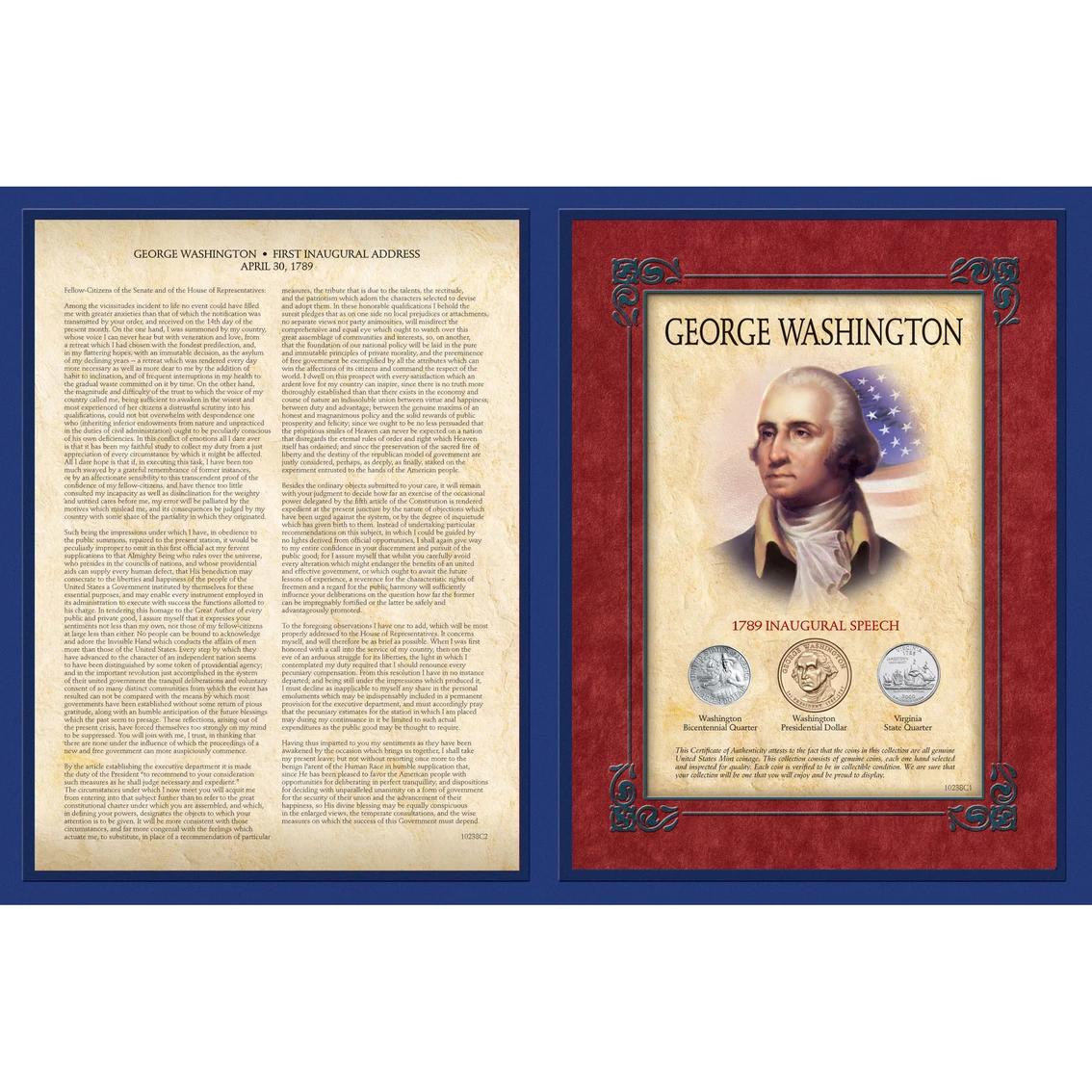 Top 10 ๐ American Coin Treasures George Washington First Inaugural Address ๐ 3 Top 10 ๐ American Coin Treasures George Washington First Inaugural Address ๐