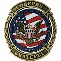 Discount โค๏ธ Shields Of Strength Forever Grateful Coin Joshua 1:9 ๐งจ