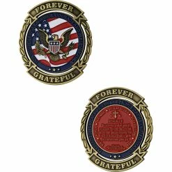 Discount ❤️ Shields Of Strength Forever Grateful Coin Joshua 1:9 🧨 -Cheap military Store unnamed file 1106