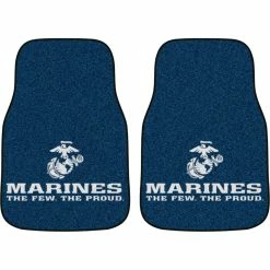 Deals 🛒 Fan Mats Marines Printed Car Mats 2 Pc. Set 🛒