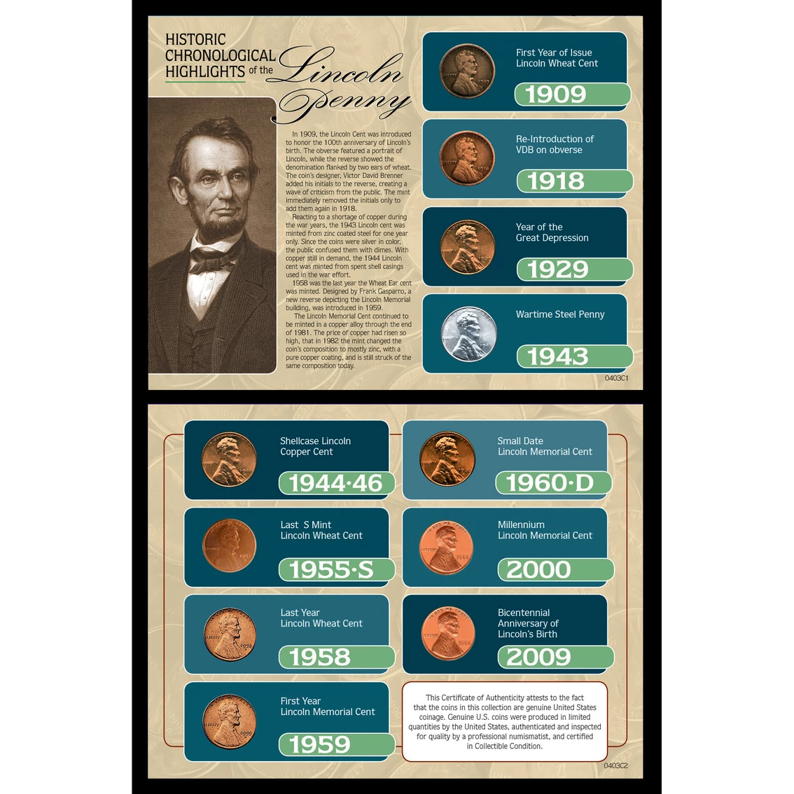 Cheapest π American Coin Treasures Historic Chronological Highlights Of The Lincoln Penny π 3 Cheapest π American Coin Treasures Historic Chronological Highlights Of The Lincoln Penny π