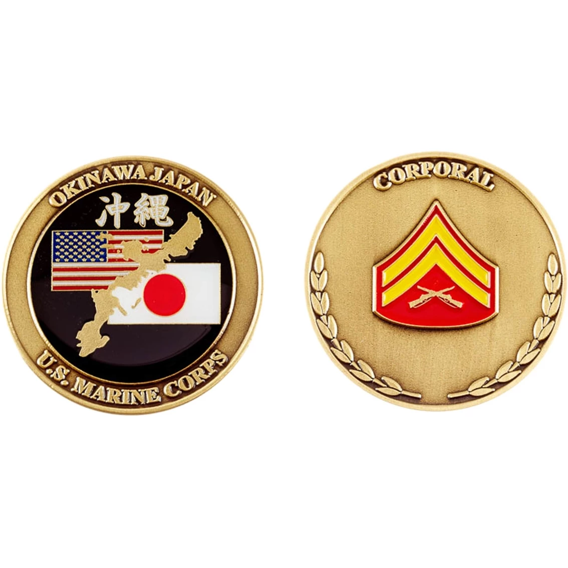 Cheap π Challenge Coin USMC Okinawa Corporal Coin π₯ 3 Cheap π Challenge Coin USMC Okinawa Corporal Coin π₯