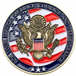 Budget 😉 Shields Of Strength Thank You Coin, Joshua 1:9 ❤️