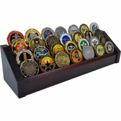 Deals βοΈ DomEx Hardwoods 4 Tier Cherry Coin Rack π