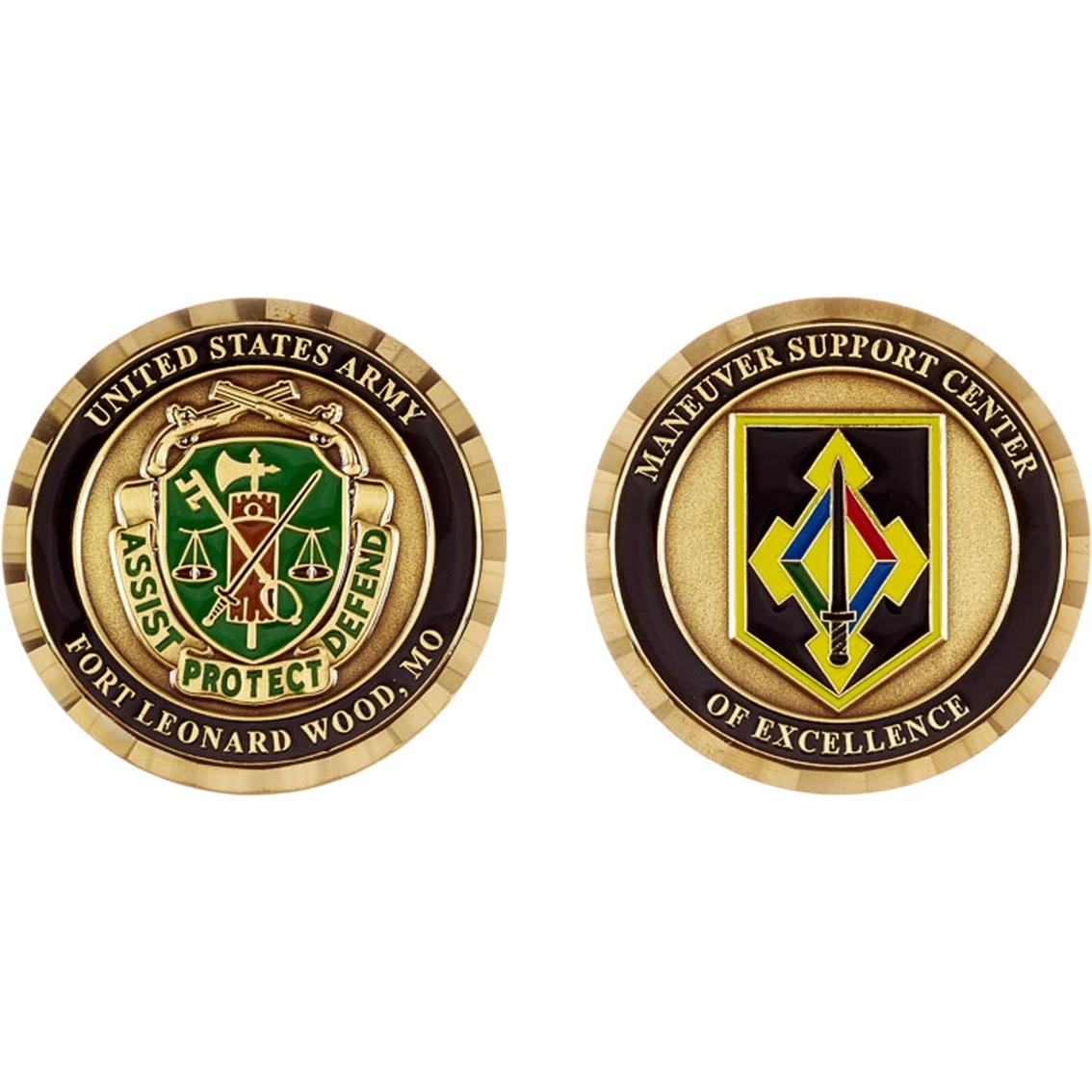Buy π― Challenge Coin Fort Leonard Wood Maneuver Support Center MP Coin β 3 Buy π― Challenge Coin Fort Leonard Wood Maneuver Support Center MP Coin β