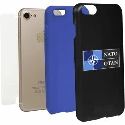 Coupon ❤️ Guard 🐕 Dog NATO Hybrid Case With Guard Glass For IPhone 7 👏