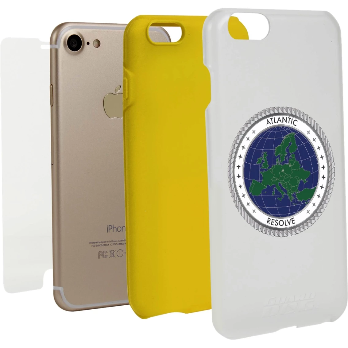 New ๐ Guard ๐ฆฎ Dog Atlantic Resolve Logo Hybrid Case With Guard Glass For IPhone 7 ๐ 3 New ๐ Guard ๐ฆฎ Dog Atlantic Resolve Logo Hybrid Case With Guard Glass For IPhone 7 ๐