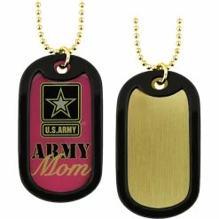 Buy 💯 Challenge Coin Army Proud Mom 🐕 Dog Tag 👍