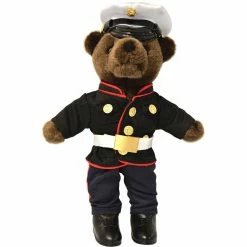 Flash Sale 😍 Bear Forces Of America Marine Corps 👗 Dress Blue Uniform Plush Bear 11 In. 🌟