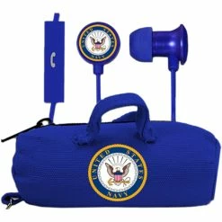 New β€οΈ AudioSpice U.S. Navy Scorch Earbuds With Mic And BudBag π