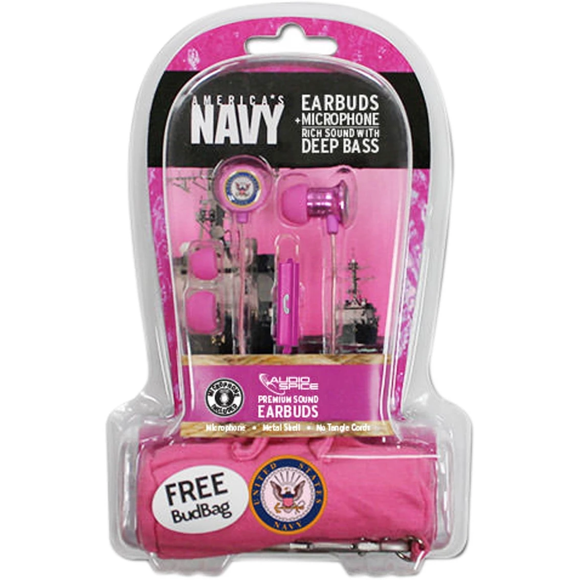 New β€οΈ AudioSpice U.S. Navy Scorch Earbuds With Mic And BudBag π 4 New β€οΈ AudioSpice U.S. Navy Scorch Earbuds With Mic And BudBag π - Image 2