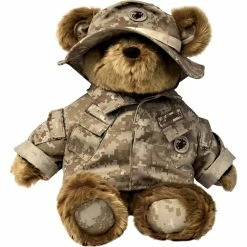 Hot Sale ❤️ Bear Forces Of America Marine Corps Woodland Marpat Uniform Plush Bear 16 In. 🥰