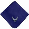 Discount 👏 Mitchell Proffitt U.S. Air Force Symbol Embroidered Blanket 🥰 -Cheap military Store unnamed file 309