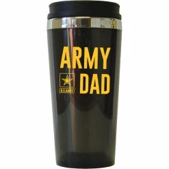 Brand new ✨ Other Brands 16 Oz. Army Dad Translucent Acrylic Outer Stainless Steel Tumbler And Slide Lid 🤩