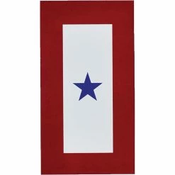 Cheap 💯 Sayre Service Magnet 1 Blue Star 3 X 5.5 In. 💯