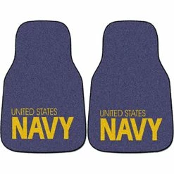 Hot Sale 🎁 Fan Mats Navy 2 Pc. Printed Car Mats 🥰
