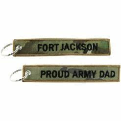 Buy 😉 Challenge Coin Proud Army Dad Ft. Jackson Keychain 🎉