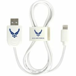 Cheap 🔥 QuikVolt US Air Force Lightning USB Cable With QuikClip 🎉