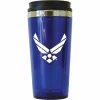 Wholesale 🥰 Other Brands 16 Oz. Air Force Logo Translucent Acrylic Outer Stainless Steel Liner And Slide Lid 😍