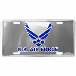 New ✔️ Mitchell Proffitt US Air Force Silver License Plate 🌟