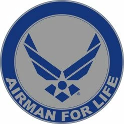 Best Sale 🌟 Mitchell Proffitt Airman For Life Decal 3.5 In. Dia. 🛒
