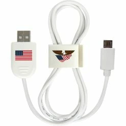 Hot Sale 🌟 QuikVolt US Flag Micro USB Cable With QuikClip ❤️
