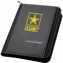Wholesale ✨ TU Marketing & Sales TLJ Marketing & Sales Army Zippered Padfolio 🎉