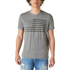 Buy 🎉 Lucky Brand USA Flag Tee 😍