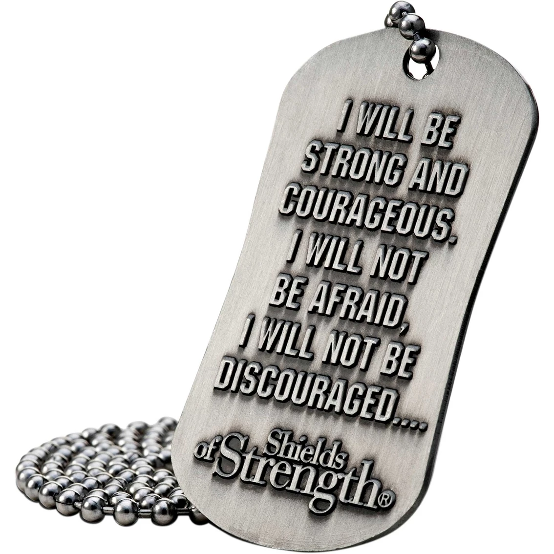 Budget 🥰 Shields Of Strength Army Antique Finish 🦮 Dog Tag Necklace, Joshua 1:9 🥰 5 Budget 🥰 Shields Of Strength Army Antique Finish 🦮 Dog Tag Necklace, Joshua 1:9 🥰 - Image 3