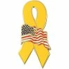 Discount 🧨 Mitchell Proffitt Yellow Ribbon Lapel Pin With American Flag 👍 -Cheap military Store unnamed file 619