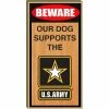 Best Sale 🛒 All Star 🦮 Dogs U.S. Military Wood Sign 🎉