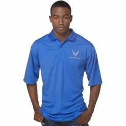 Brand new ⭐ Duke Athletic Duke Performance Polo With Embroidered Air Force Insignia 😍
