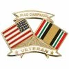 Cheapest 😍 Mitchell Proffitt American And Iraq Campaign Ribbon Veteran Crossed Flags Lapel Pin ✨ -Cheap military Store unnamed file 665
