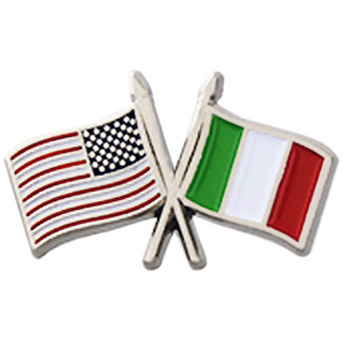 Promo ๐ฅ Challenge Coin USA Italy Cross Flags Pin ๐งจ 3 Promo ๐ฅ Challenge Coin USA Italy Cross Flags Pin ๐งจ