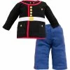 Promo ✔️ Trooper Clothing Infant Boys Marine 👗 Dress Blues Uniform 2 Pc. Set 👏 -Cheap military Store unnamed file 704