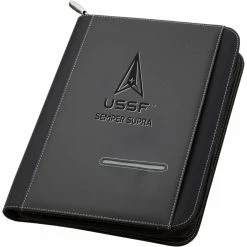 Outlet 🥰 TLJ Marketing & Sales Space Force Zippered Padfolio 🧨