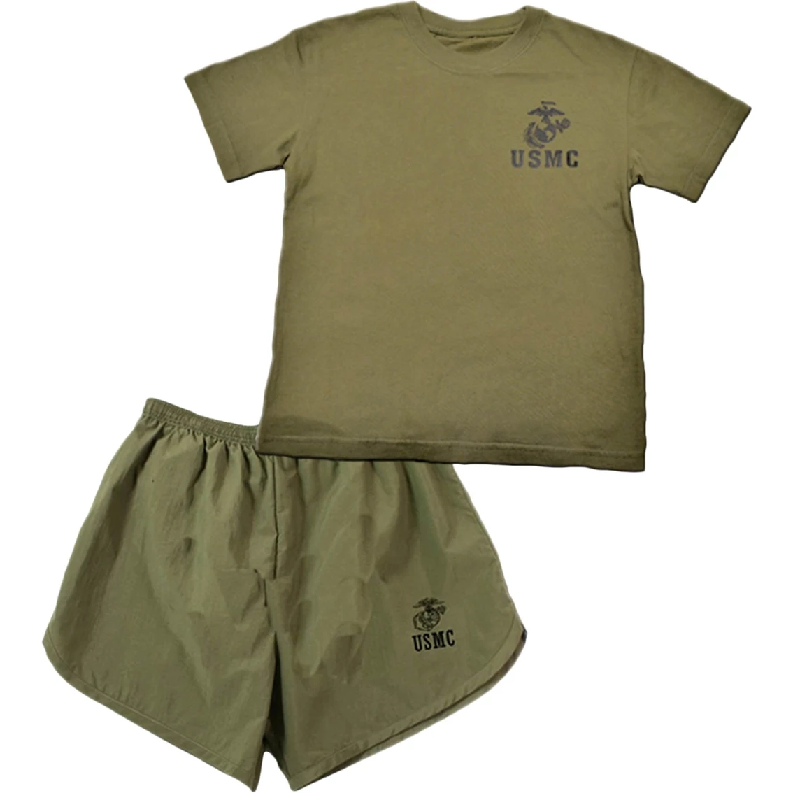 New π Trooper Clothing Little Kids Marine PT Tee And Shorts 2 Pc. Set π 3 New π Trooper Clothing Little Kids Marine PT Tee And Shorts 2 Pc. Set π