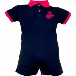 Cheapest 🌟 Trooper Clothing Infant Boys Marine Romper With Embroidered EGA Emblem 👍