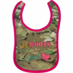 Top 10 😉 Trooper Clothing Infant 👧 Girls Multicam 🥾 Boots And Bows Cotton Bib ❤️