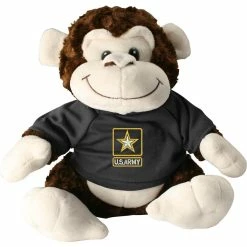 Outlet 💯 Mitchell Proffitt Army Logo Plush Monkey 😍