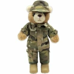 Wholesale 🎁 Bear Forces Of America Plush Bear In Army Multi Cam Uniform 11 In. Female 😉
