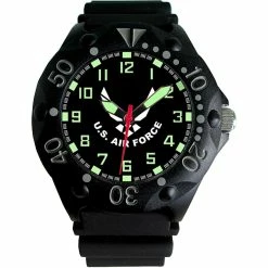 Discount 🌟 Frontier Men's / 👩 Women's Aquaforce U.S. Air Force Analog 48mm Dive ⌚ Watch 52QD 😉