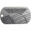 Promo 🧨 Shields Of Strength Kneeling Soldier Antique Finish 🐶 Dog Tag Necklace, Psalm 27:3 😀