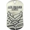 New 🤩 Shields Of Strength Air Force Mom Antique Finish 🐕 Dog Tag Necklace, Isaiah 40:31 🤩