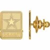 Top 10 🤩 Other Brands 18K Gold Over Sterling Silver United States Army Lapel Pin 🧨