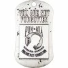 Flash Sale ⌛ Shields Of Strength POW*MIA Antique Finish 🦮 Dog Tag Necklace, Joshua 1:99 🤩