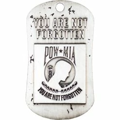 Flash Sale โ Shields Of Strength POW*MIA Antique Finish ๐ฆฎ Dog Tag Necklace, Joshua 1:99 ๐คฉ