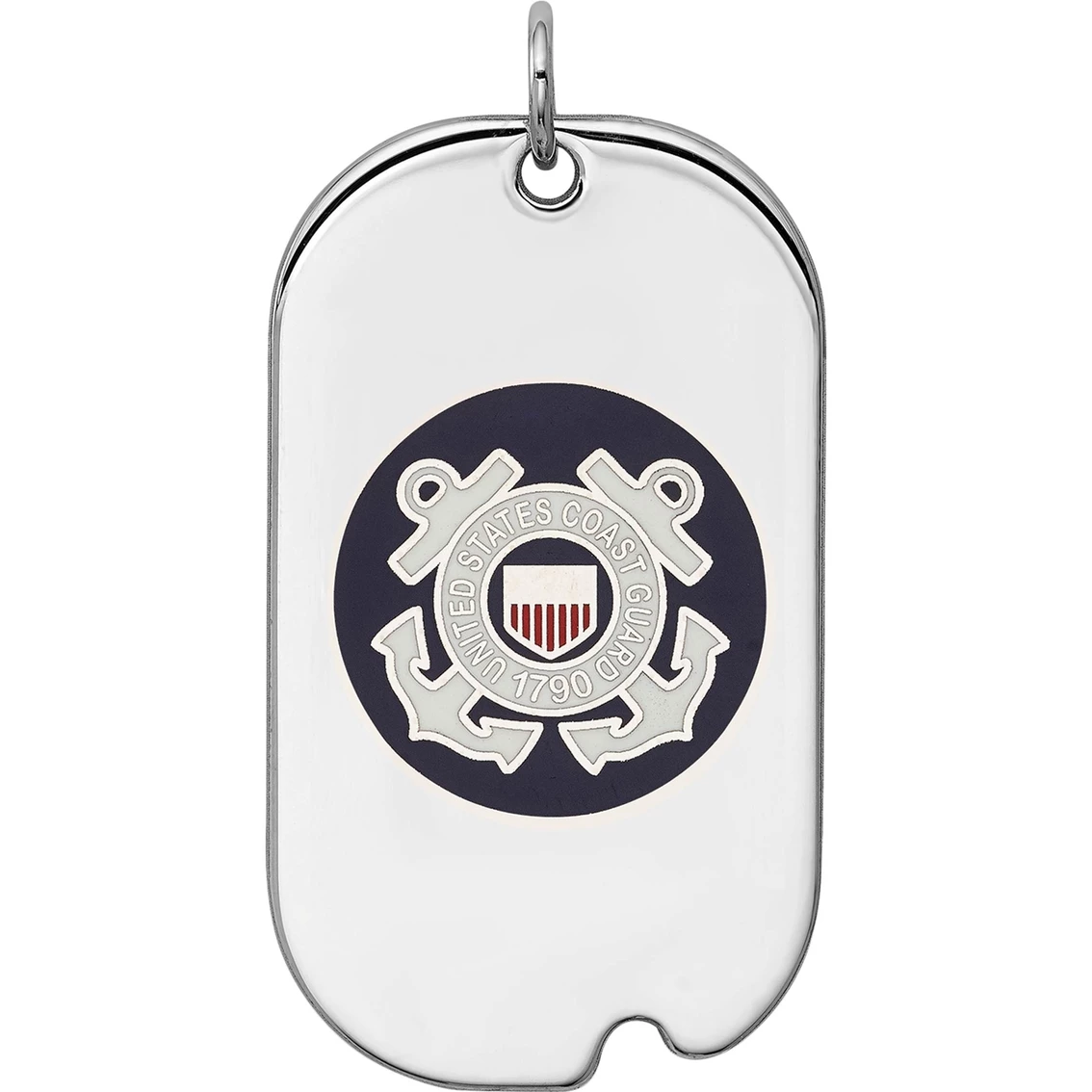 New ๐ Other Brands Sterling Silver Rhodium Plated US Coast Guard ๐ฆฎ Dog Tag โญ 3 New ๐ Other Brands Sterling Silver Rhodium Plated US Coast Guard ๐ฆฎ Dog Tag โญ